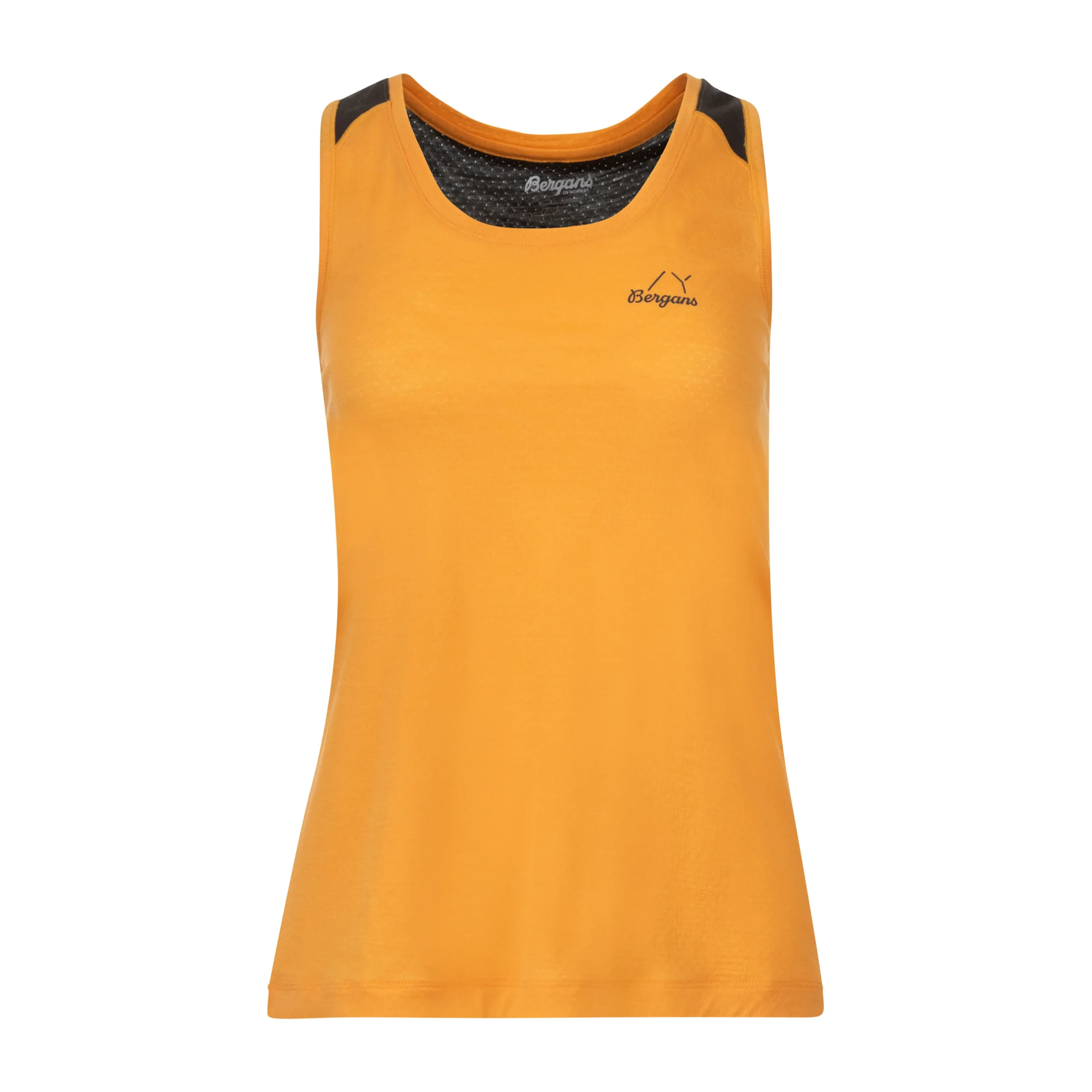 Best Sale Bergans Y LightLine Merino Top Women - Mango Yellow