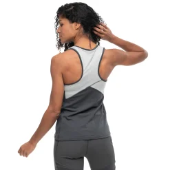Outlet Bergans Y LightLine Merino Top Women - Dark Shadow Grey / Pearl Grey