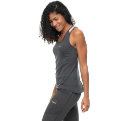 Outlet Bergans Y LightLine Merino Top Women - Dark Shadow Grey / Pearl Grey