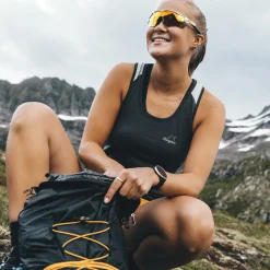 Outlet Bergans Y LightLine Merino Top Women - Dark Shadow Grey / Pearl Grey