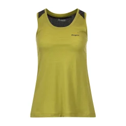 Sale Bergans Y LightLine Merino Top Women - Golden Lime Green