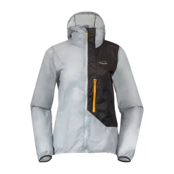 Online Bergans Y LightLine Pure Windbreaker Jacket Women - Pearl Grey / Dark Shadow Grey