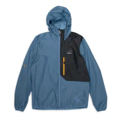 Flash Sale Bergans Y LightLine Pure Windbreaker Jacket Men - Elemental Blue / Dark Shadow Grey
