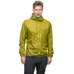 Hot Bergans Y LightLine Pure Windbreaker Jacket Men - Golden Lime Green