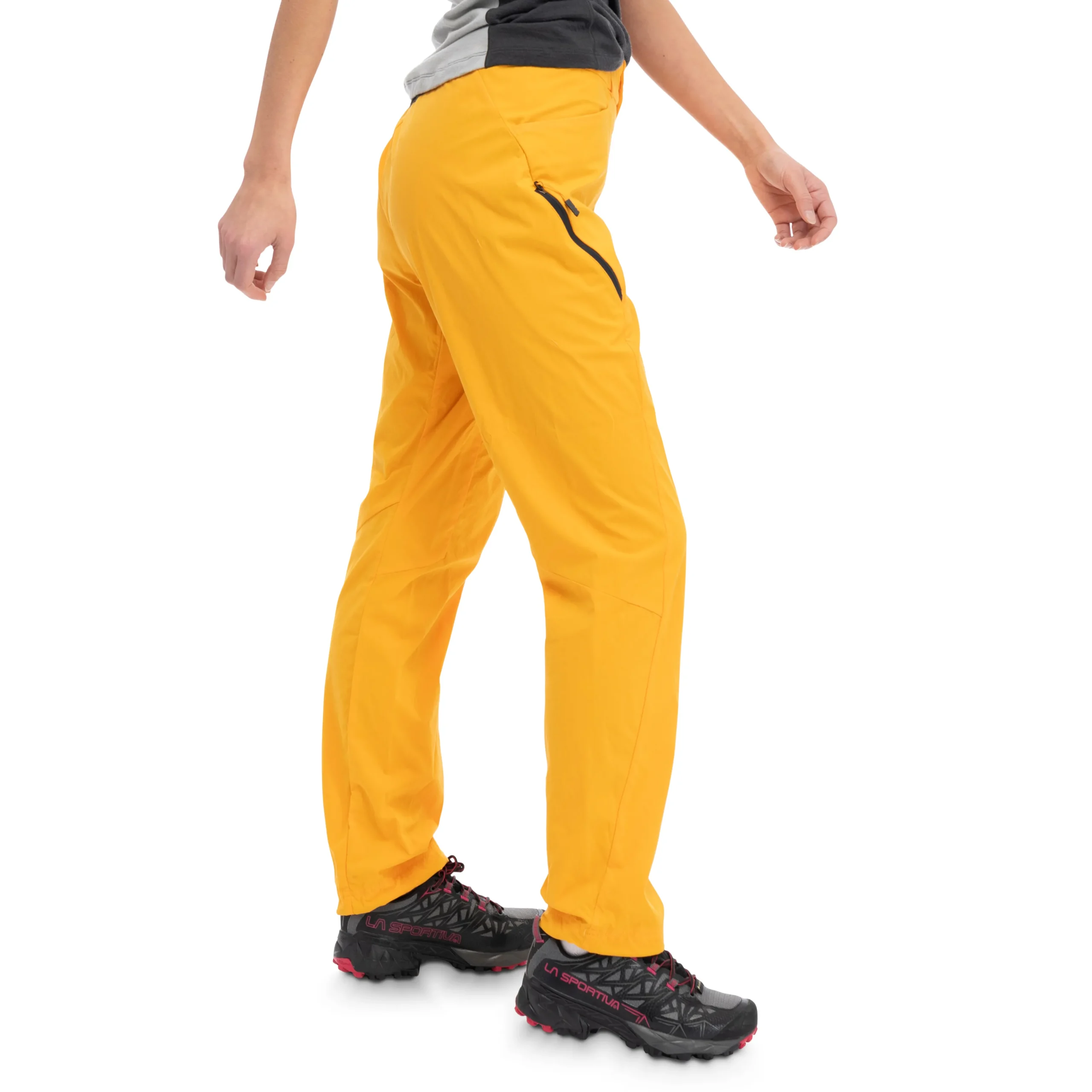 Shop Bergans Y LightLine Vapor Pants Women - Mango Yellow