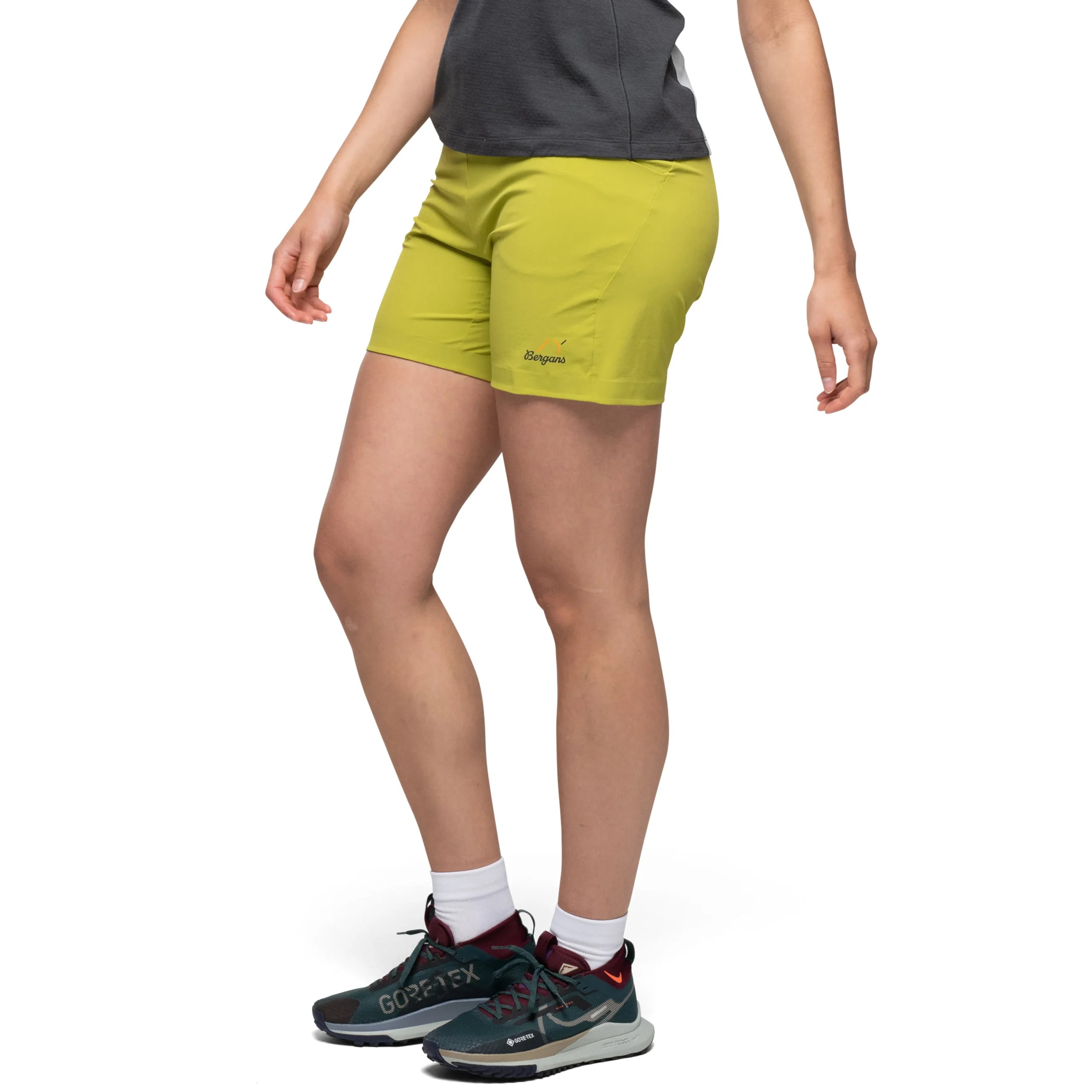 Hot Bergans Y LightLine Vapor Shorts Women - Golden Lime Green