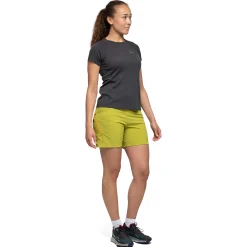 Hot Bergans Y LightLine Vapor Shorts Women - Golden Lime Green