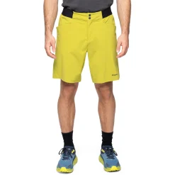 New Bergans Y LightLine Vapor Shorts Men - Golden Lime Green