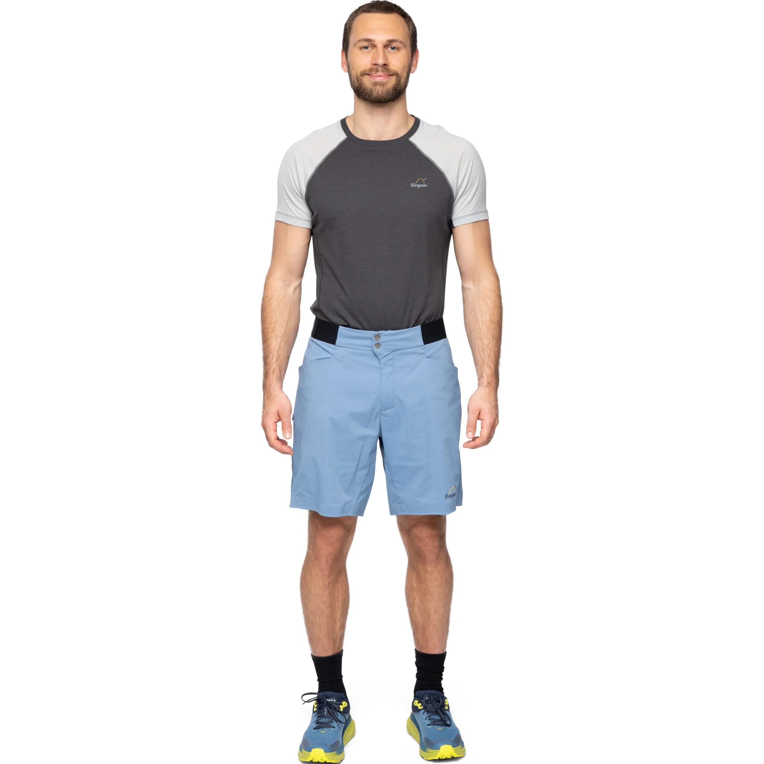 Clearance Bergans Y LightLine Vapor V2 Shorts Men - Elemental Blue