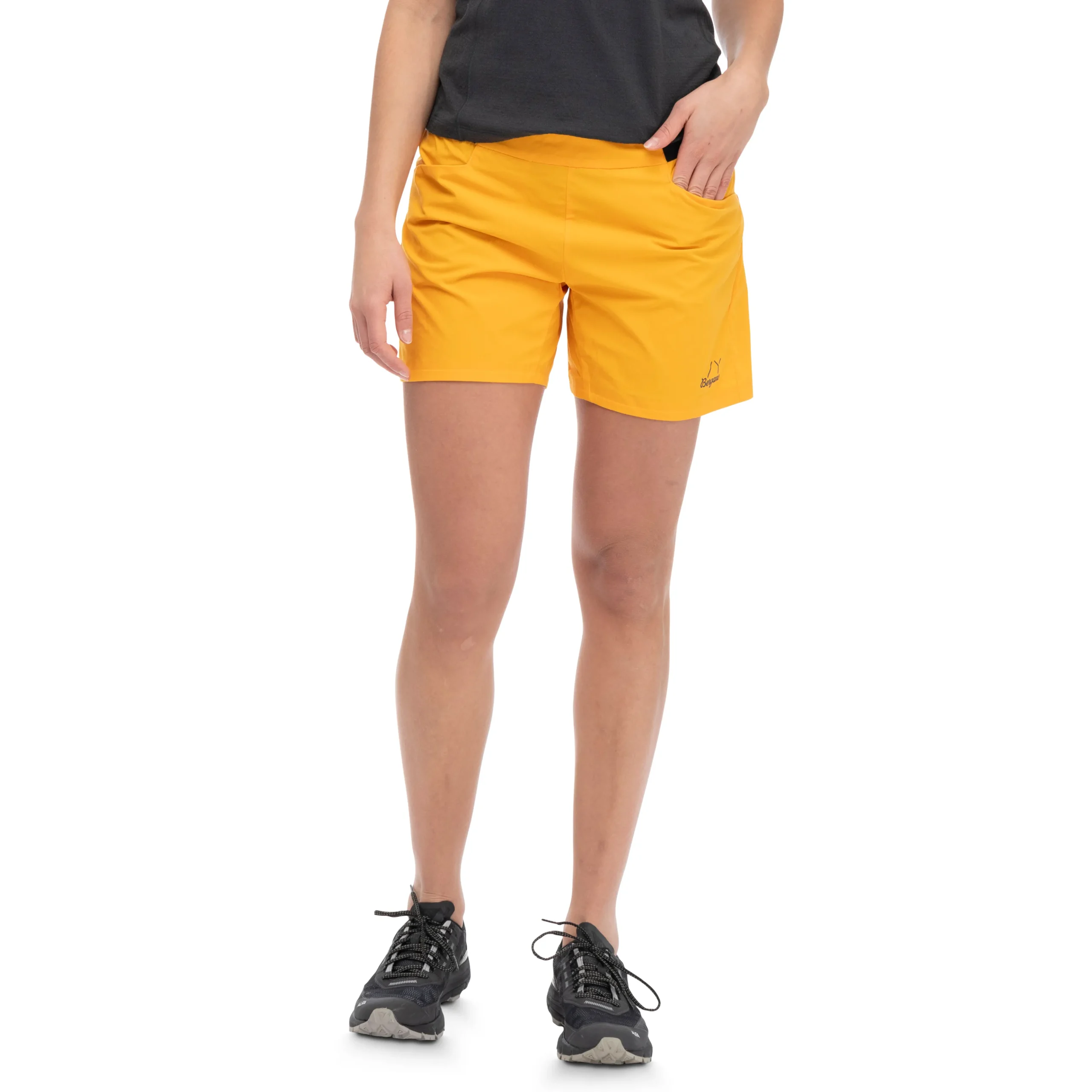 Flash Sale Bergans Y LightLine Vapor V2 Shorts Women - Mango Yellow