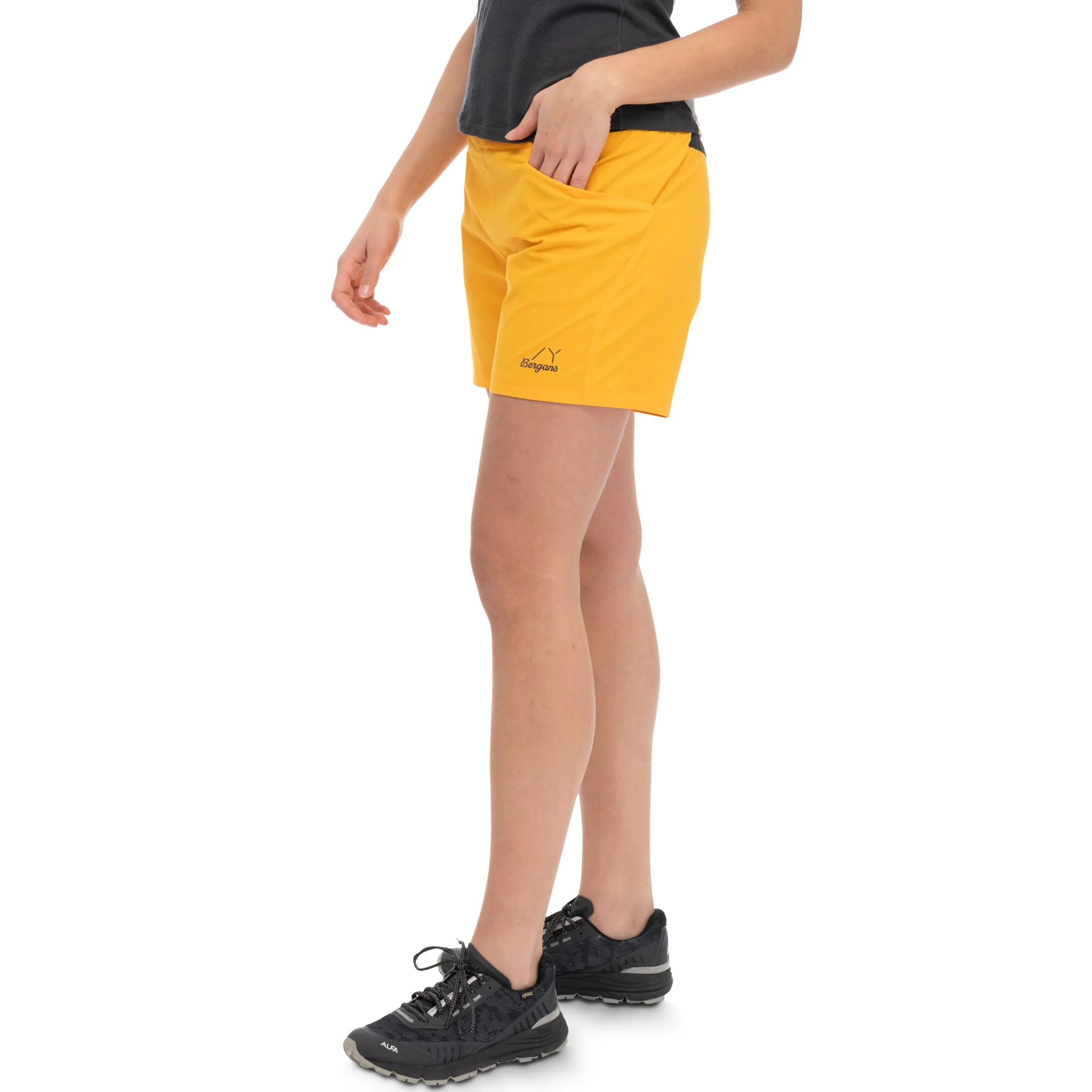 Flash Sale Bergans Y LightLine Vapor V2 Shorts Women - Mango Yellow