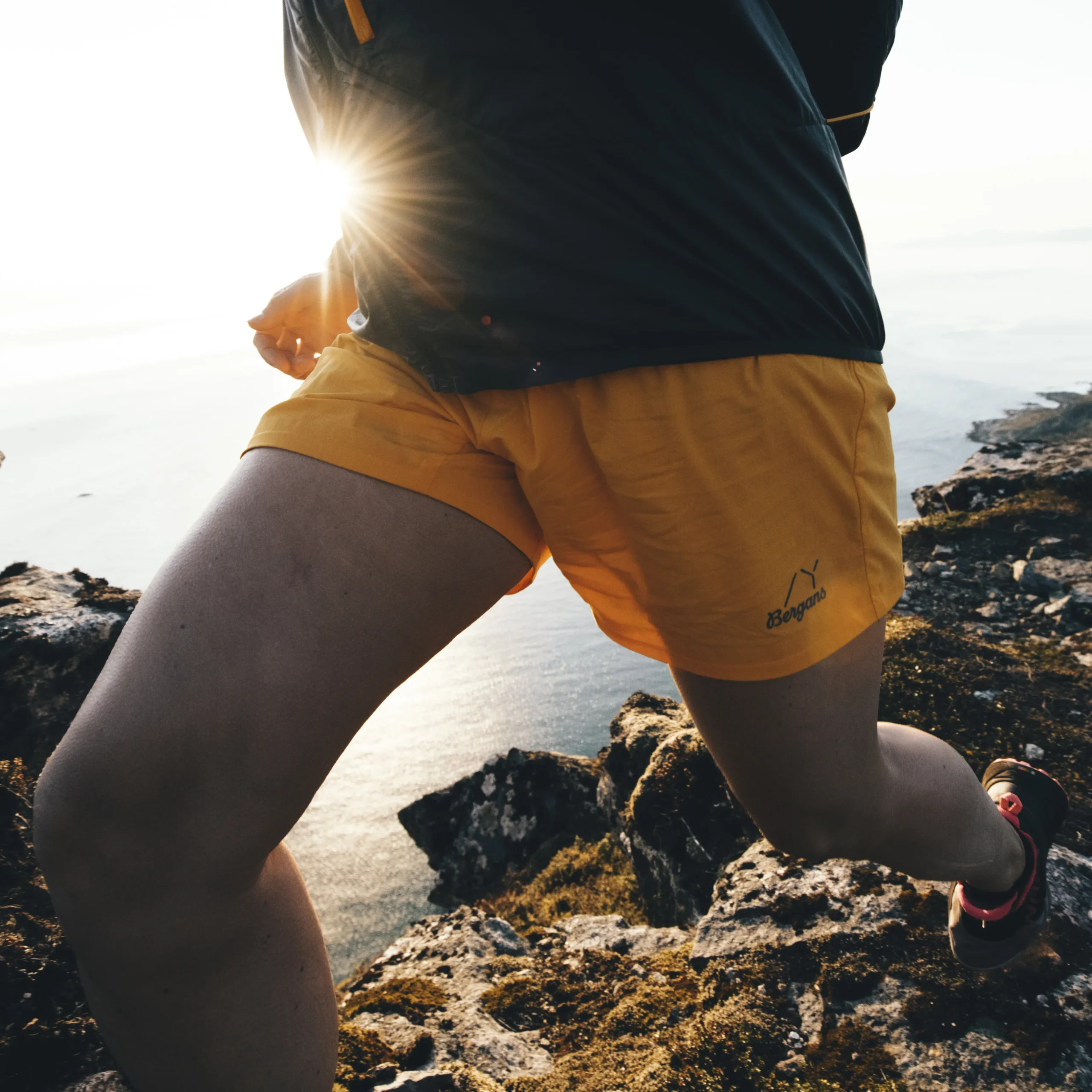 Flash Sale Bergans Y LightLine Vapor V2 Shorts Women - Mango Yellow