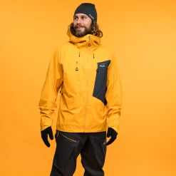 Clearance Bergans Y MountainLine Breathe 3L Shell Jacket Men - Mango Yellow