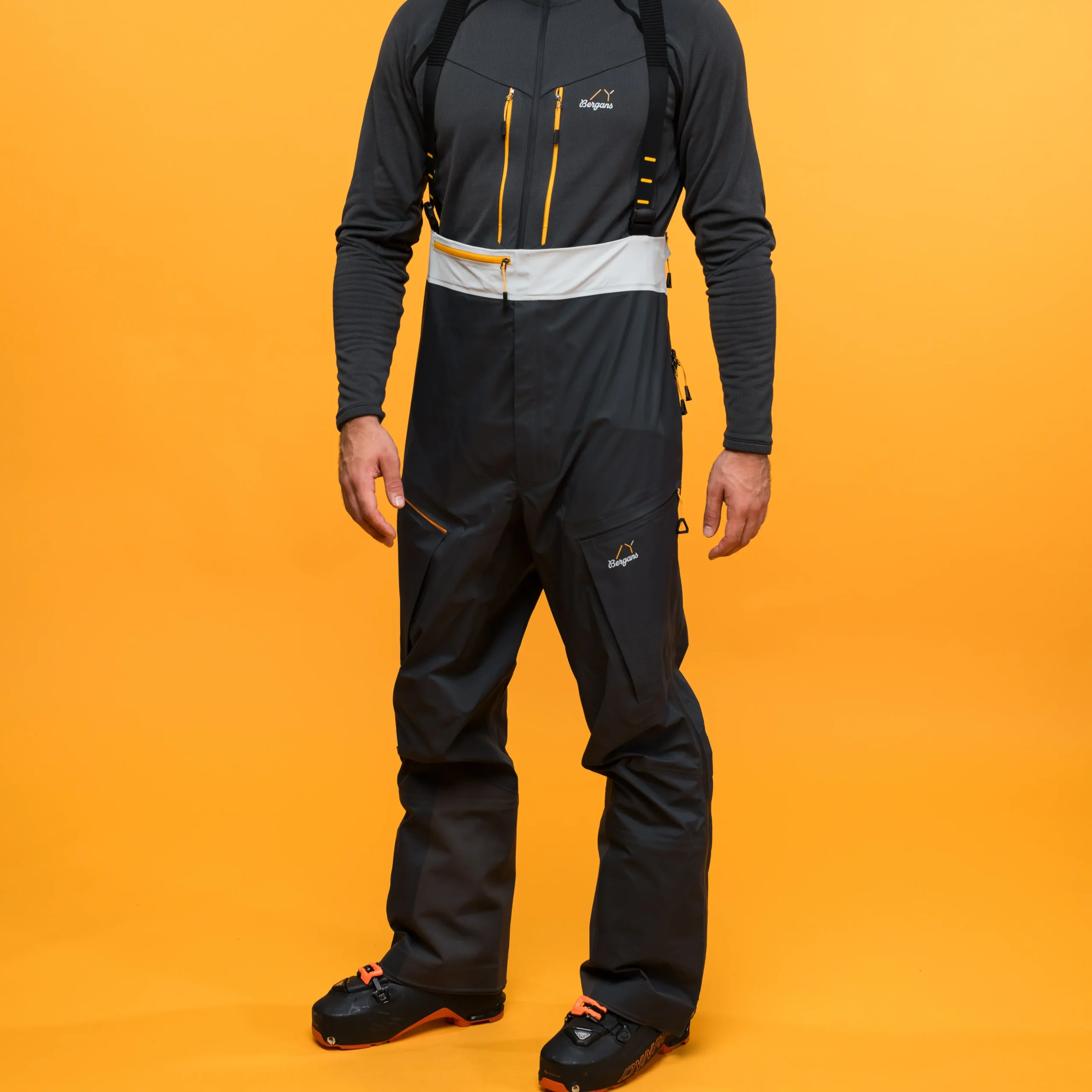 Best Bergans Y MountainLine Breathe 3L Shell Bib Pants Men -