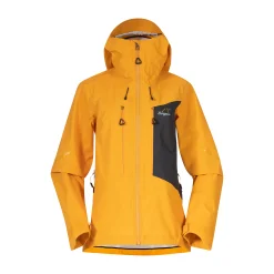 Best Bergans Y MountainLine Breathe 3L Shell Jacket Women - Mango Yellow