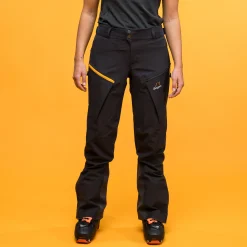 Discount Bergans Y MountainLine Hybrid Softshell Pants Women - Dark Shadow Grey