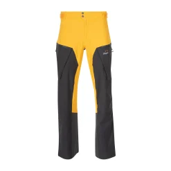 Cheap Bergans Y MountainLine Hybrid Softshell Pants Men - Mango Yellow / Dark Shadow Grey