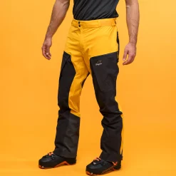 Cheap Bergans Y MountainLine Hybrid Softshell Pants Men - Mango Yellow / Dark Shadow Grey
