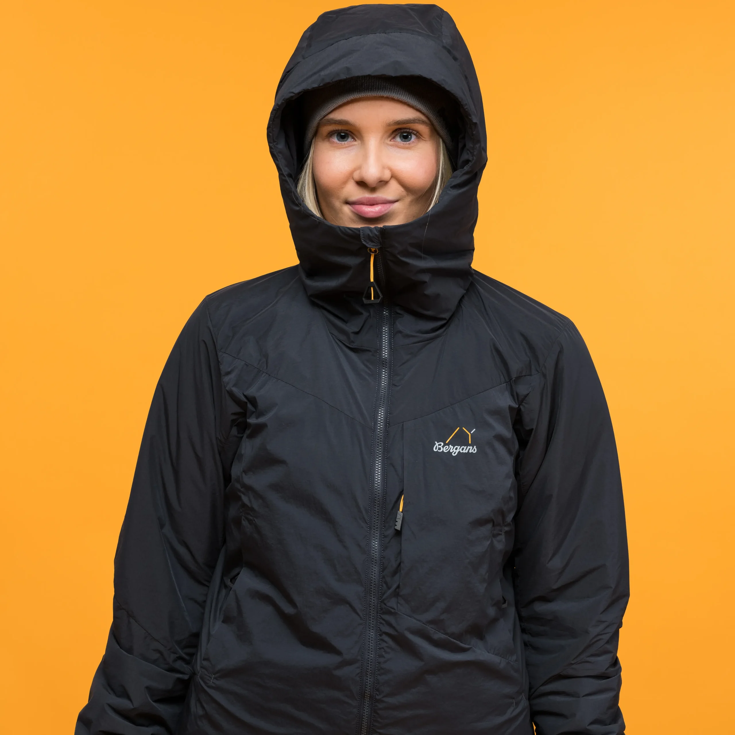 Best Sale Bergans Y MountainLine Insulated Windbreaker Jacket Women - Dark Shadow Grey