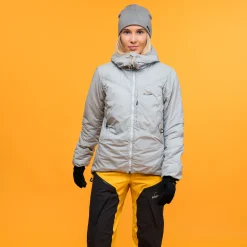 Discount Bergans Y MountainLine Insulated Windbreaker Jacket Women - Pearl Grey