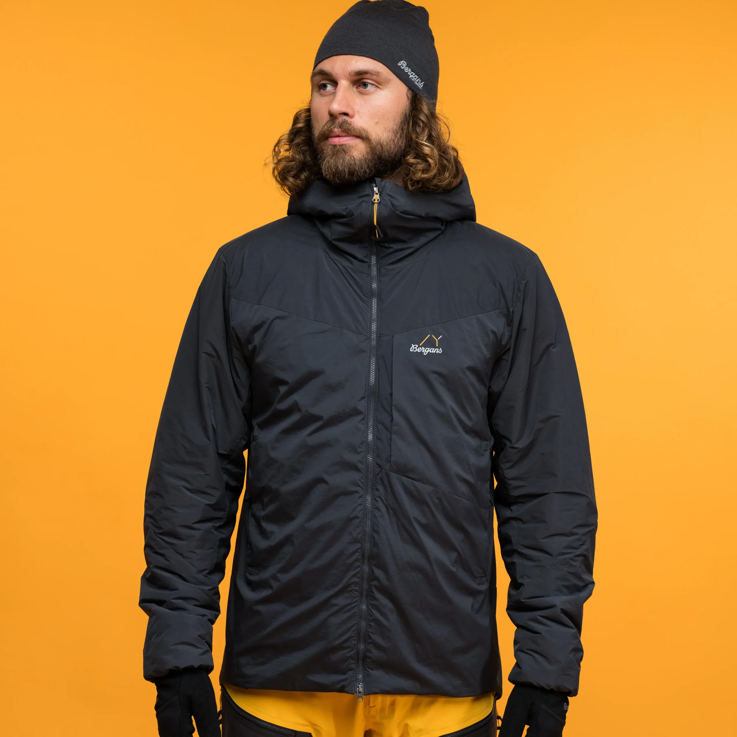 Outlet Bergans Y MountainLine Insulated Windbreaker Jacket Men - Dark Shadow Grey