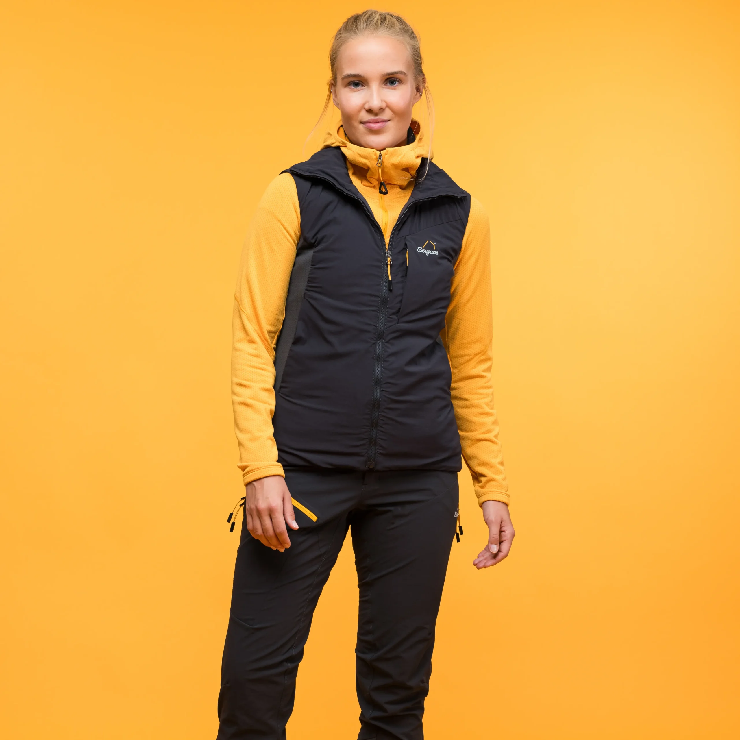 Outlet Bergans Y MountainLine Light Insulated Air Vest Women - Dark Shadow Grey