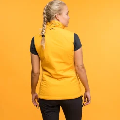Online Bergans Y MountainLine Light Insulated Air Vest Women - Mango Yellow