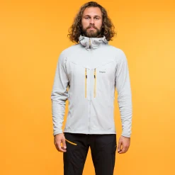 New Bergans Y MountainLine Wooltech Midlayer Jacket Men - Pearl Grey