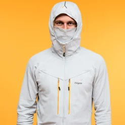 New Bergans Y MountainLine Wooltech Midlayer Jacket Men - Pearl Grey