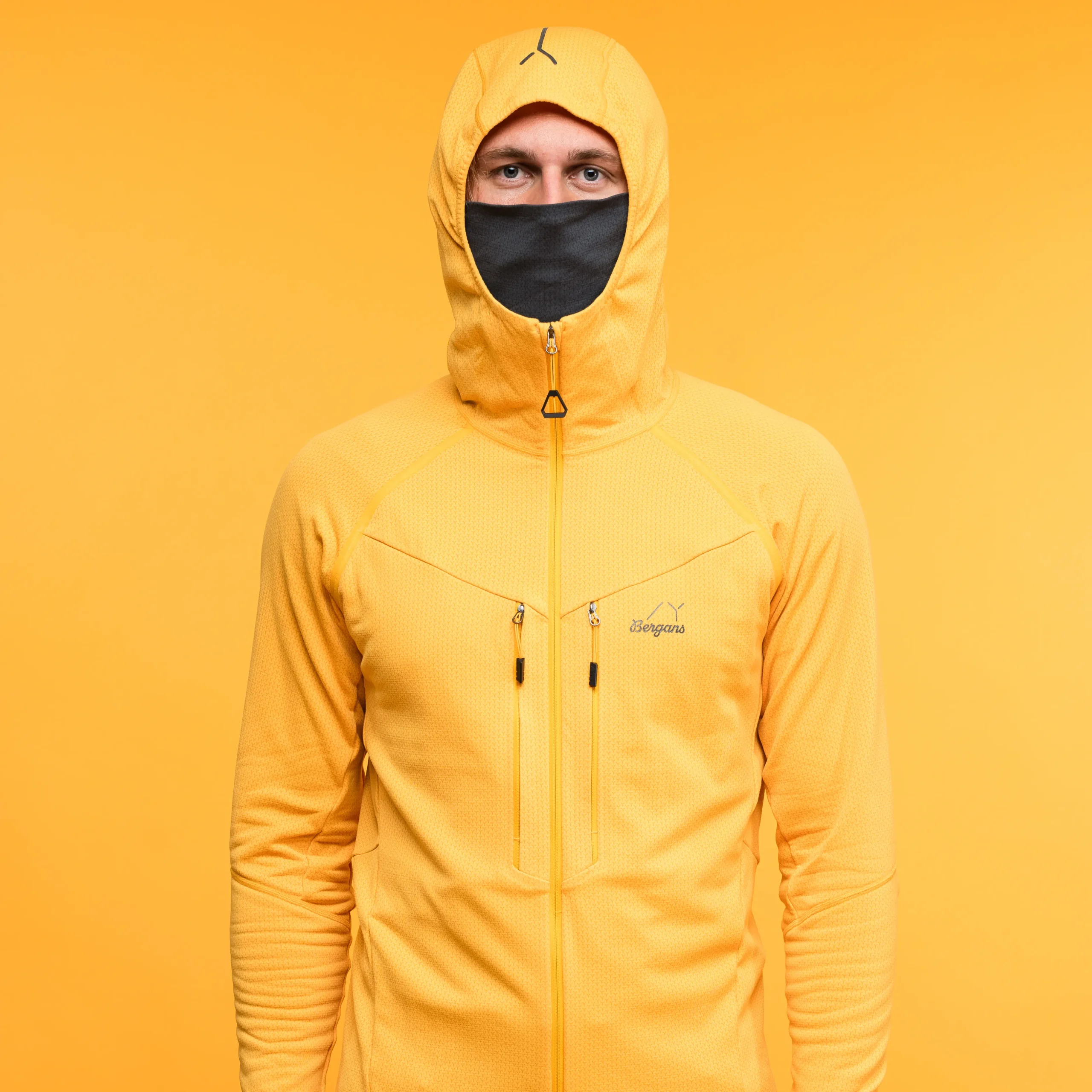 Cheap Bergans Y MountainLine Wooltech Midlayer Jacket Men - Mango Yellow