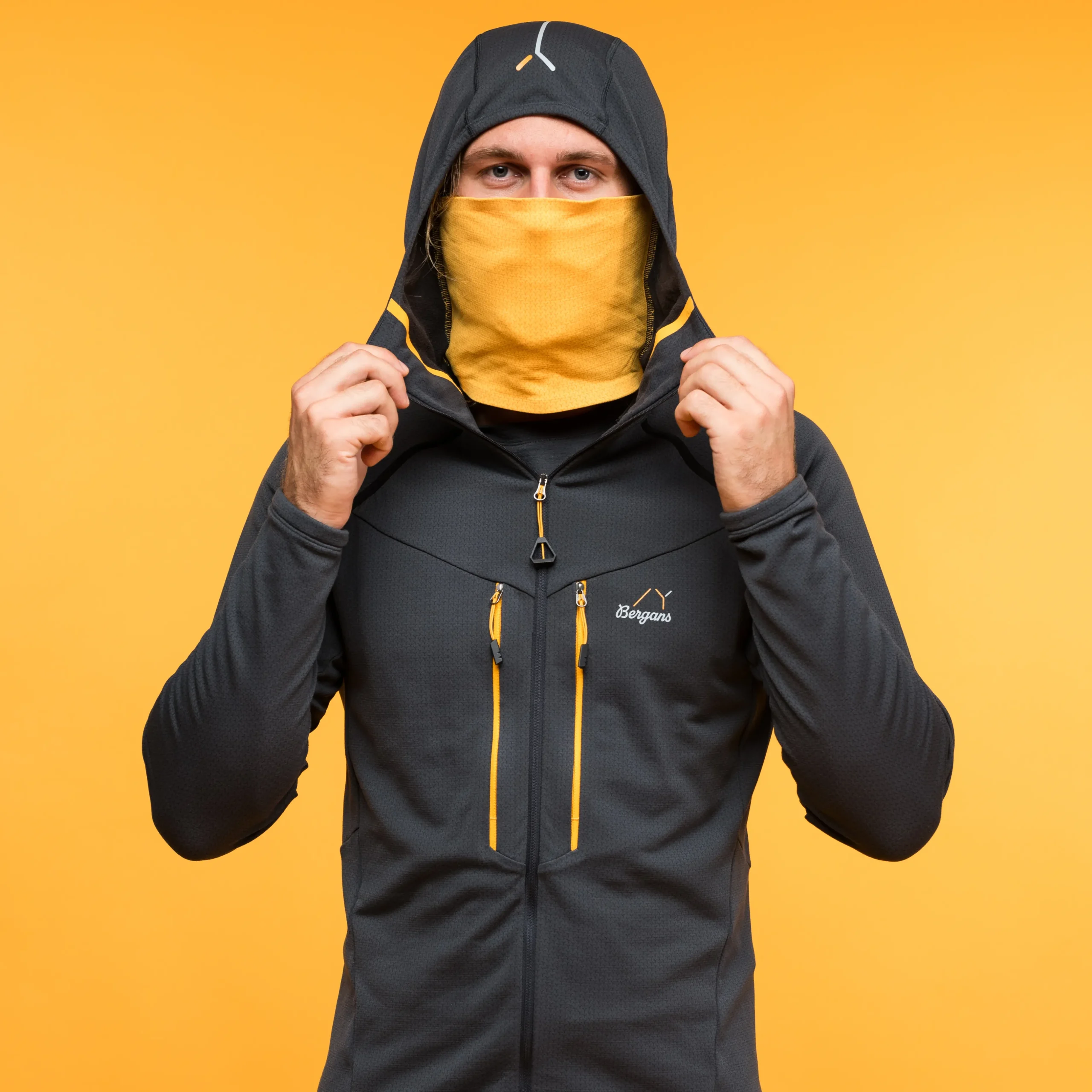 Best Bergans Y MountainLine Wooltech Midlayer Jacket Men - Dark Shadow Grey
